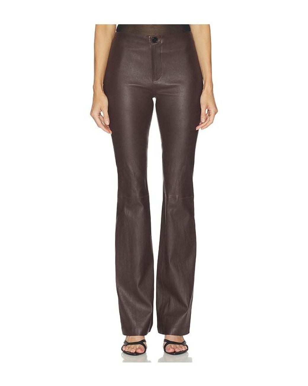 SPRWMN Brown Gia Micro Flare Pant