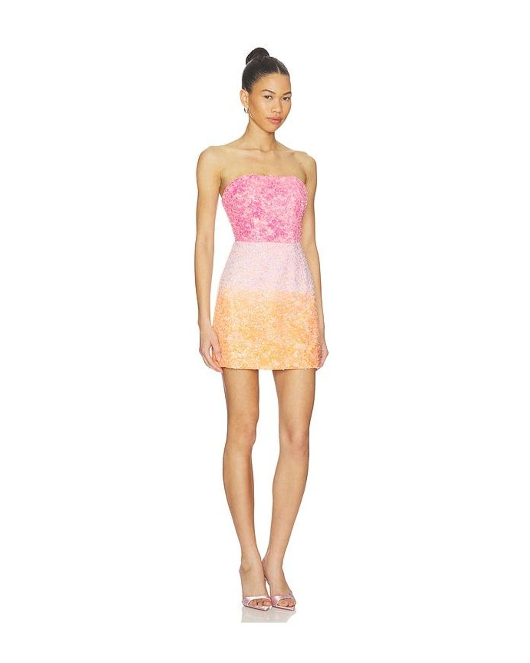 Elliatt Multicolor Lumira Strapless Mini Dress
