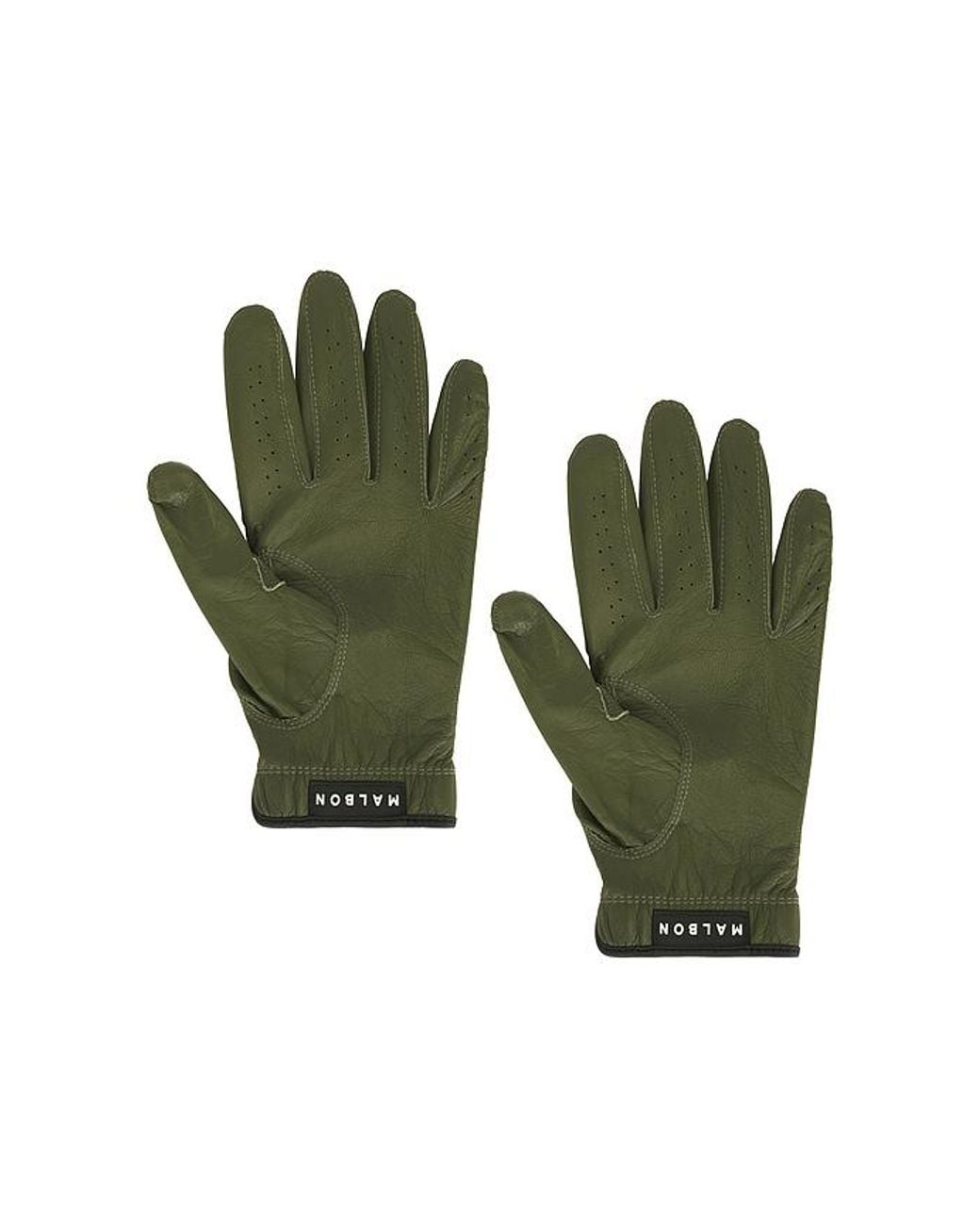 Malbon Handschuhe Division in Green für Herren