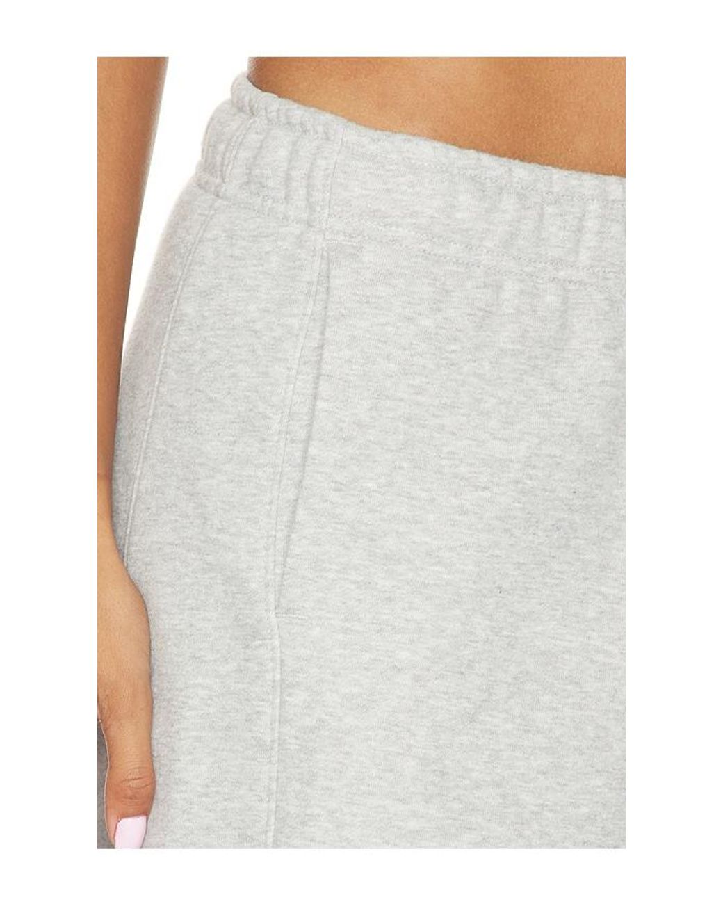 WellBeing + BeingWell White Robin Barrel Sweatpant