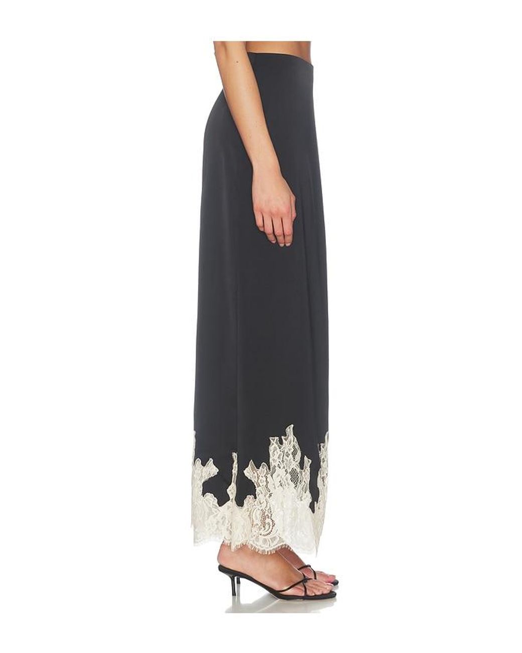 MORE TO COME Black X Hannah Lizzy Shelbie Maxi Skirt