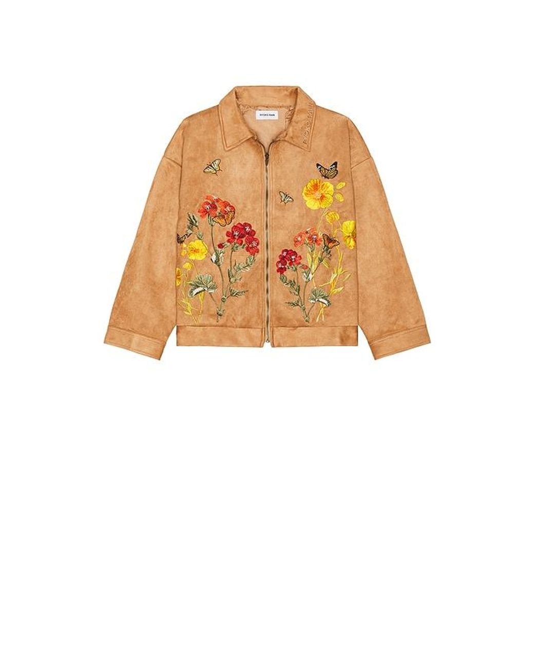 Ryoko Rain Multicolor Monarch Clay Suede Work Jacket for men