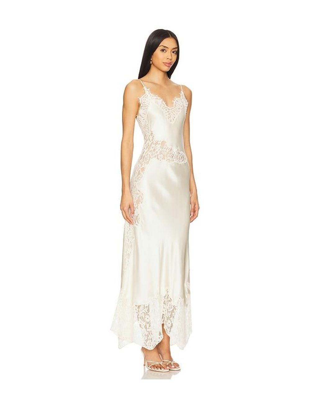 House of Harlow 1960 White X Revolve Waverly Midi Dress