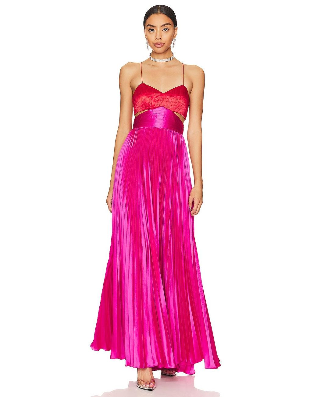 AMUR Elodie Gown in Pink Lyst