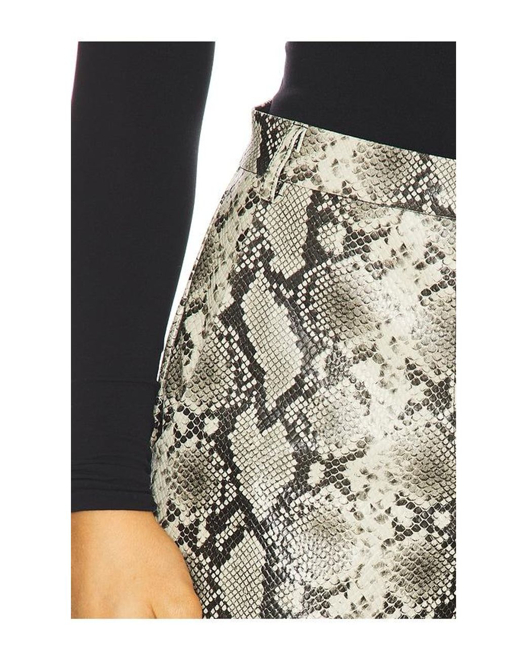 Line & Dot Gray Shorts Python