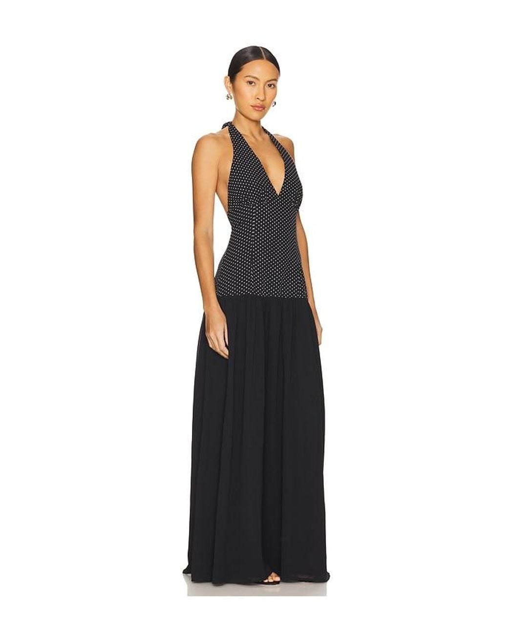 MORE TO COME Blue Lile Maxi Dress