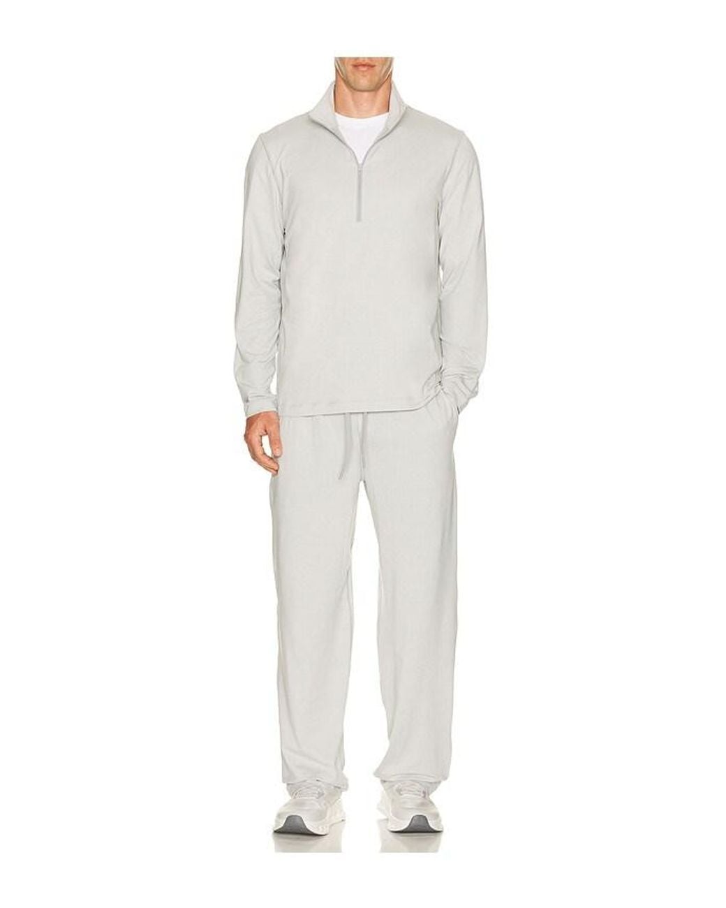 lululemon athletica White Soft Jersey Classic Fit Pant Regular for men