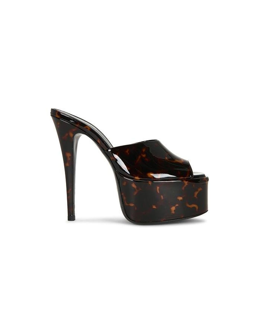 Paris Texas Black Marina Mule