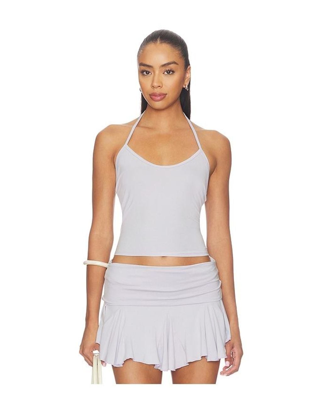 Bella Venice White The Mollie Halter Top