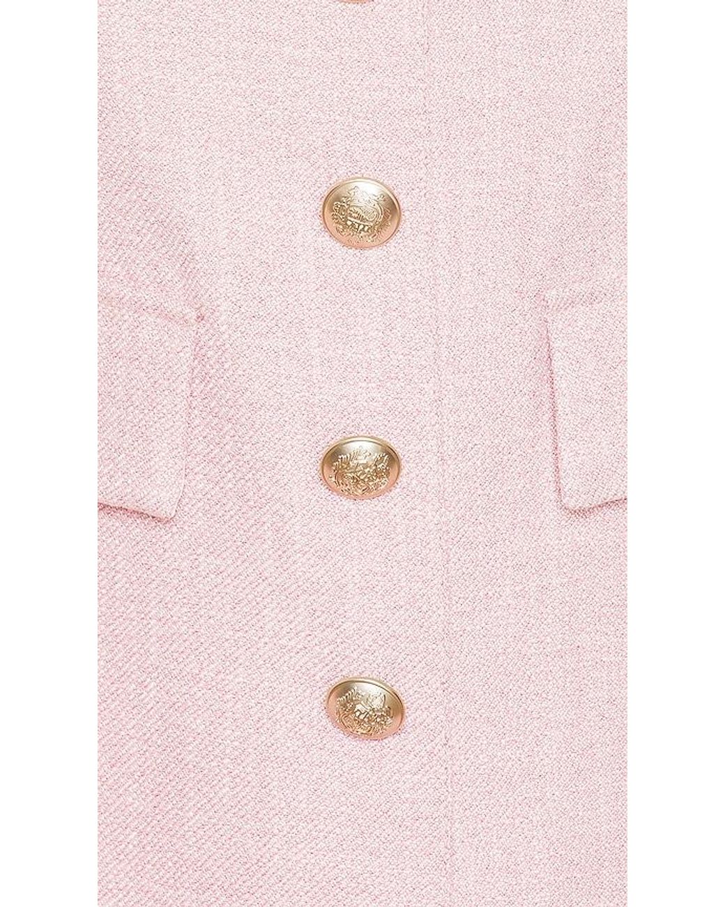 Bardot Pink Emilie Boucle Mini Dress
