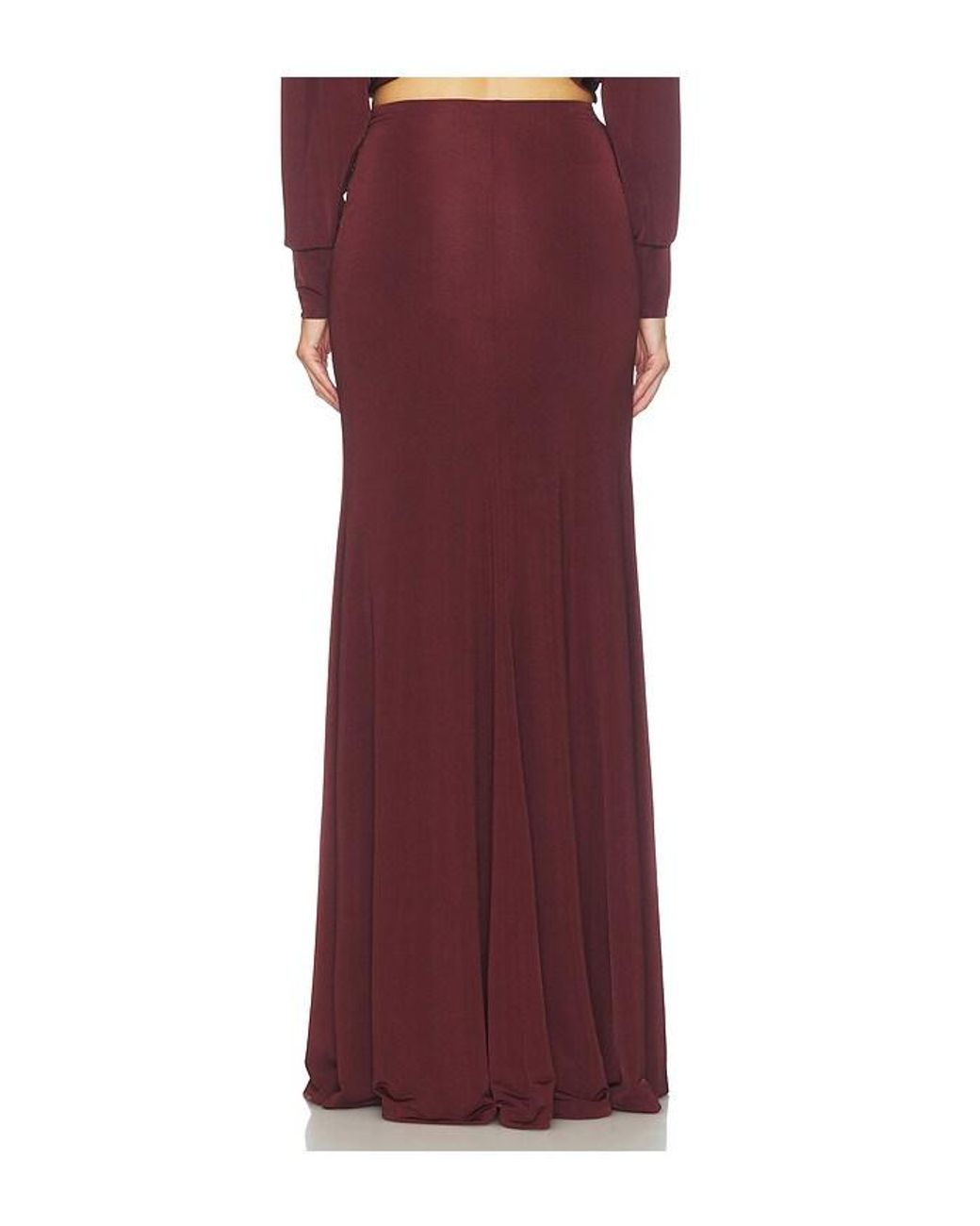 PATBO Red Helo Jersey Long Skirt