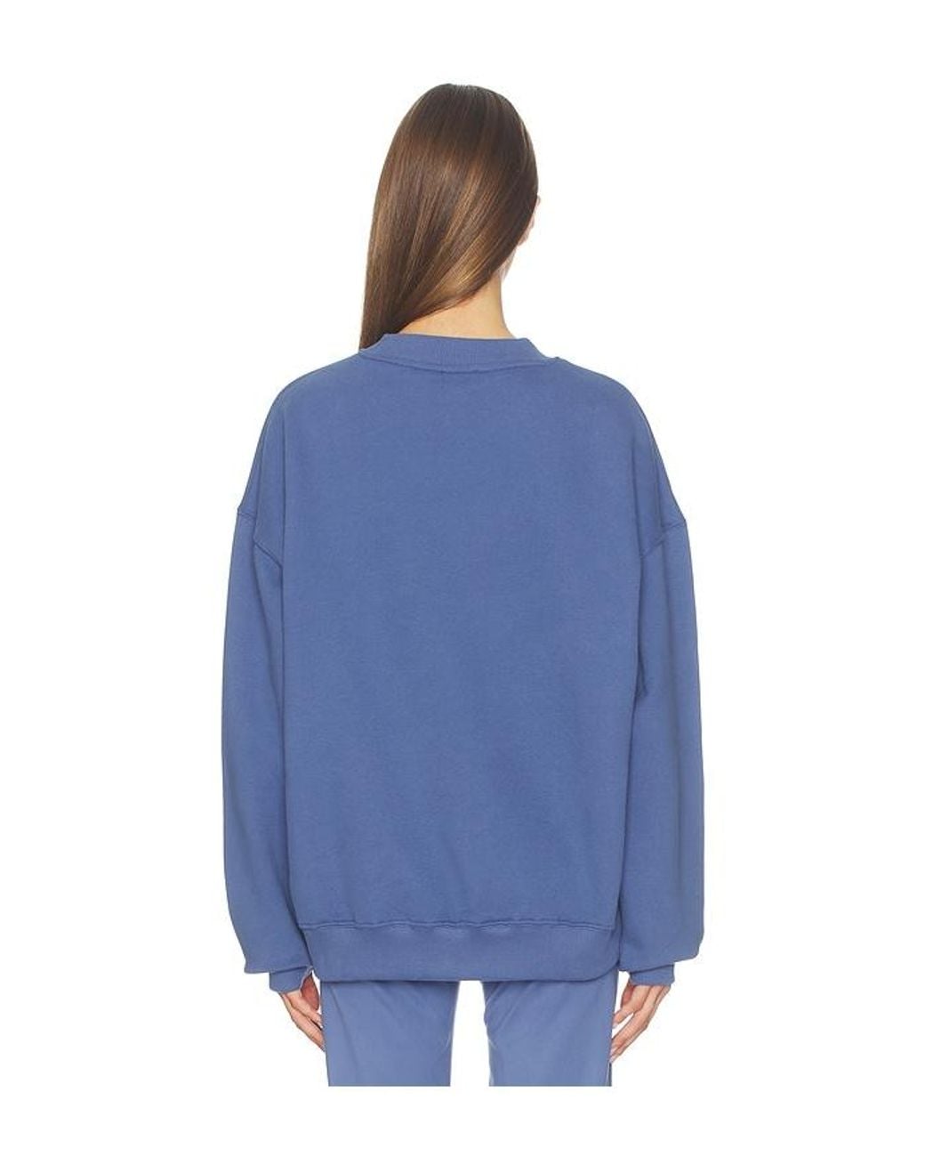 ADANOLA Blue Core Oversized Sweatshirt
