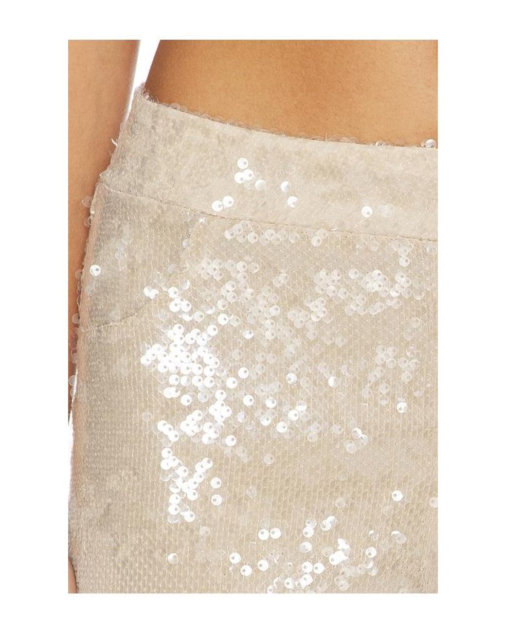 OW Collection Natural Ruby Sequin Pants