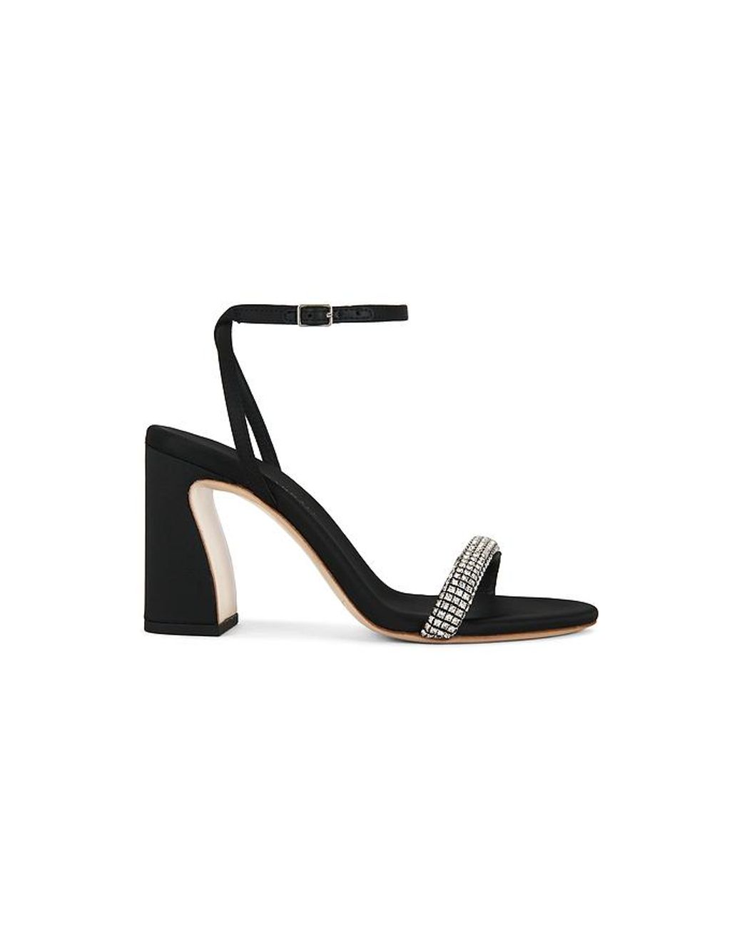 Loeffler Randall Black Malia Curved Sandal