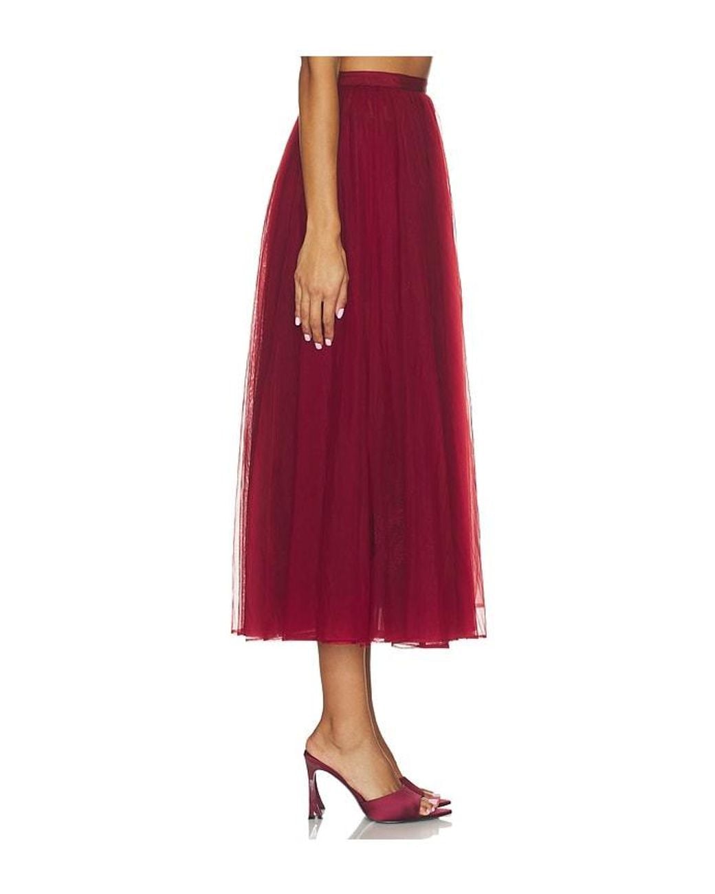 V. Chapman Red Coco Skirt