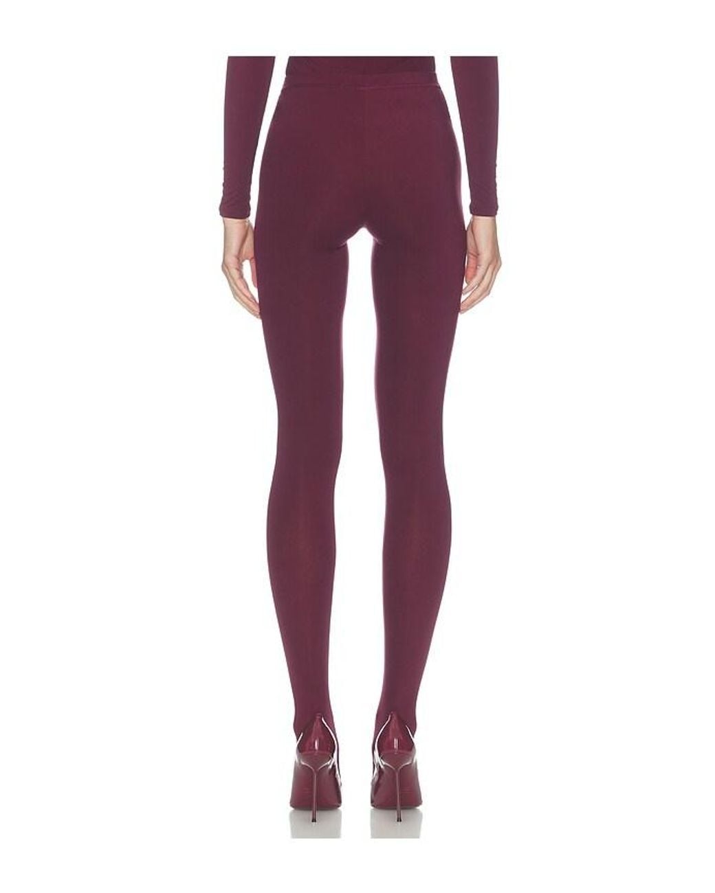 Naked Wardrobe Red Naked Closed Toe Legging