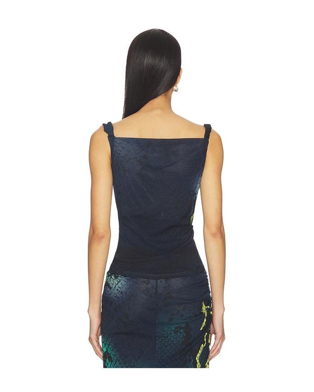 Paris Georgia Blue Croissant Singlet