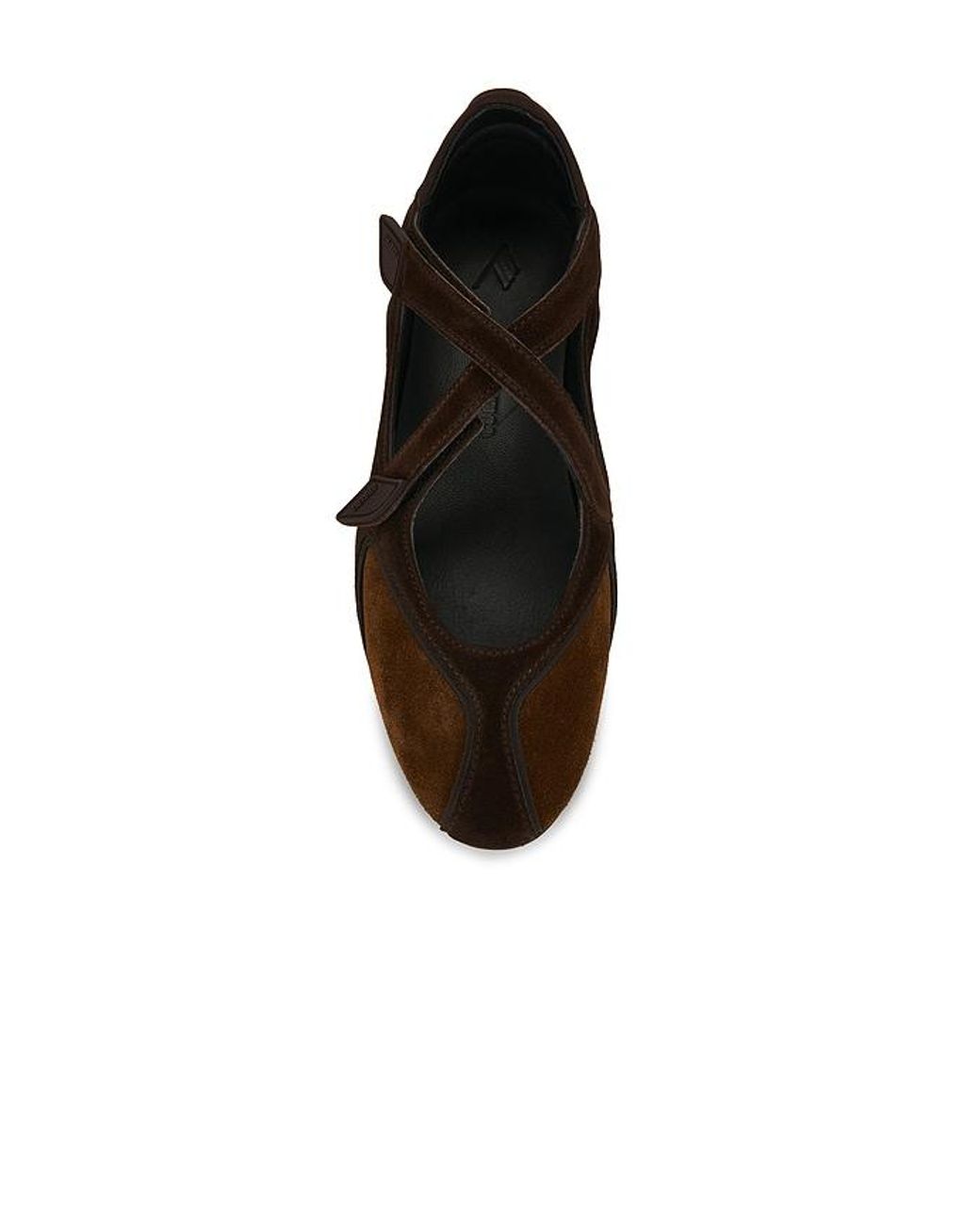 The Attico Black Floor01 Ballerina Flat