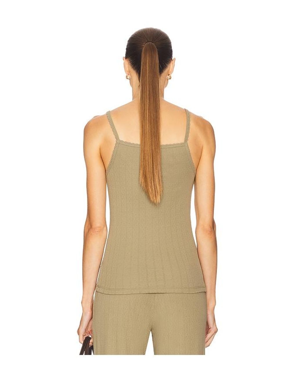 Leset Natural Pointelle Classic Tank Top
