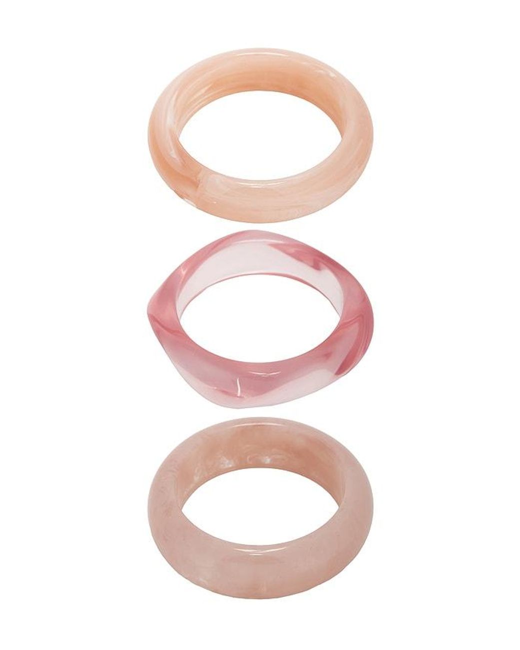 Luv Aj Pink The Formentera Bangle Set