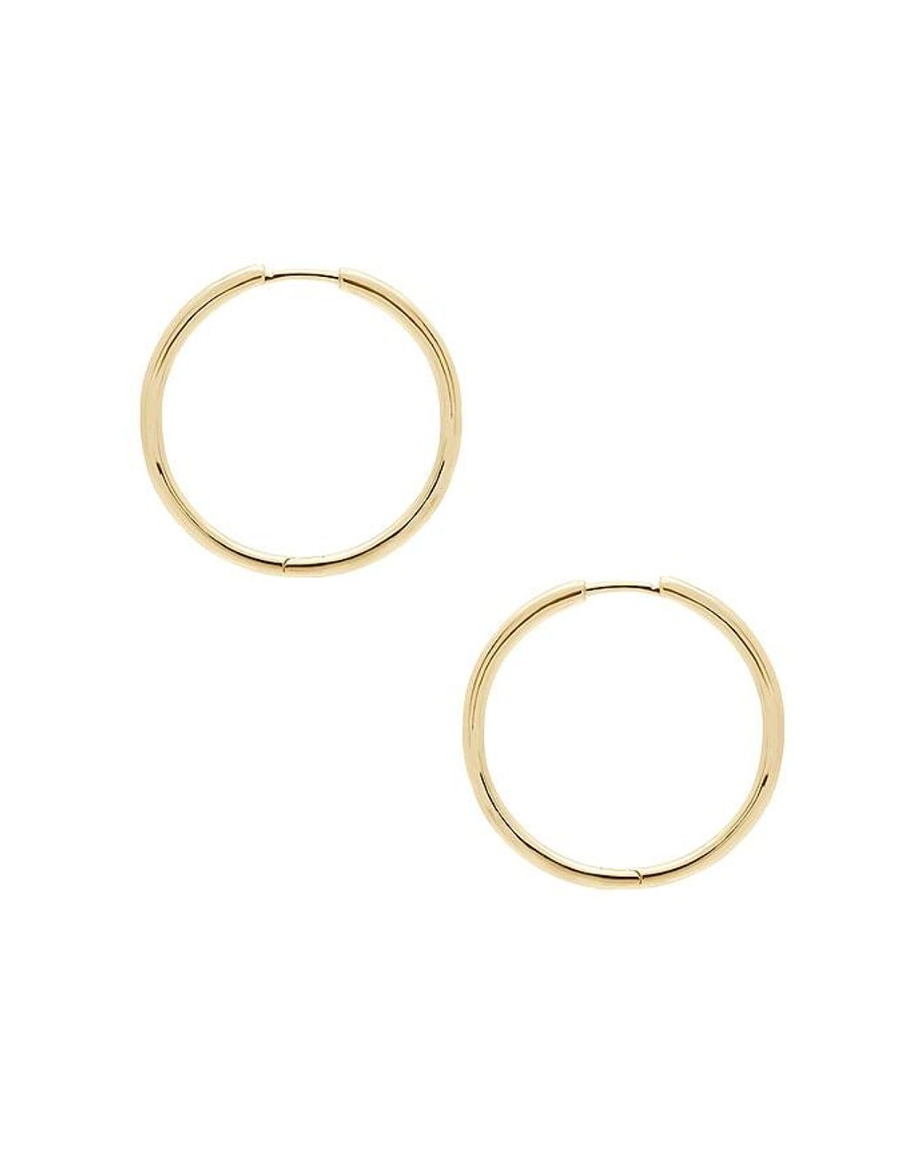 Shashi White Essential Hoop Earrings