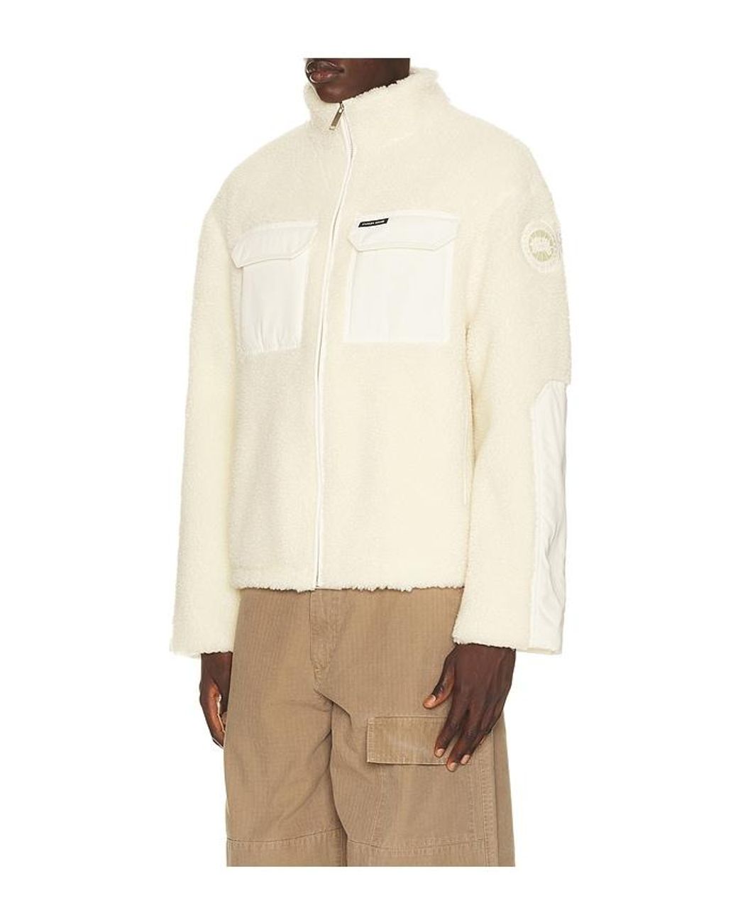 Canada Goose Natural Harrier Fleece Jacket for men