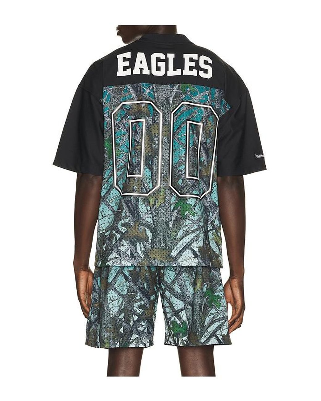 Mitchell & Ness Green Nfl Philadelphia Eagles Quiet Blaze Mesh Jersey for men