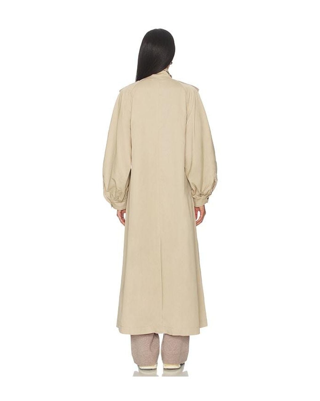 Bardot Natural Isler Longline Trench Coat