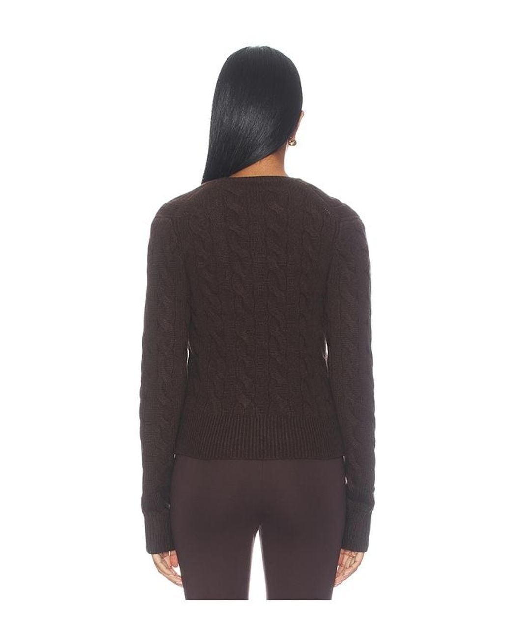 Polo Ralph Lauren Black Crew Neck Cardigan Sweater