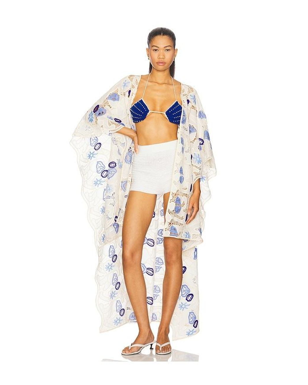 Agua Bendita White Dara Robe