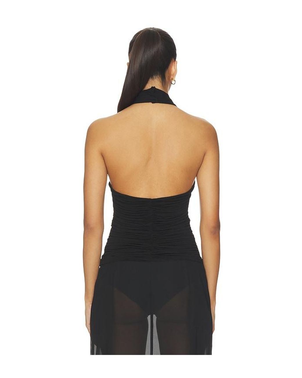 Misha Black The Twist Jersey Top
