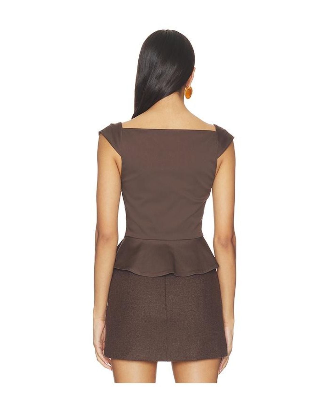 Tularosa Brown Gracyn Top