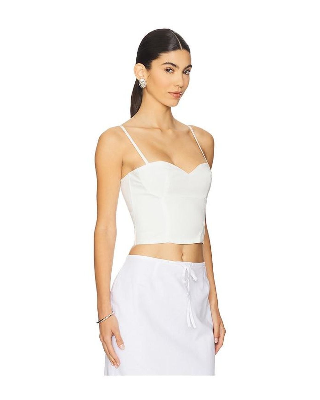 SNDY'S White Elsie Top