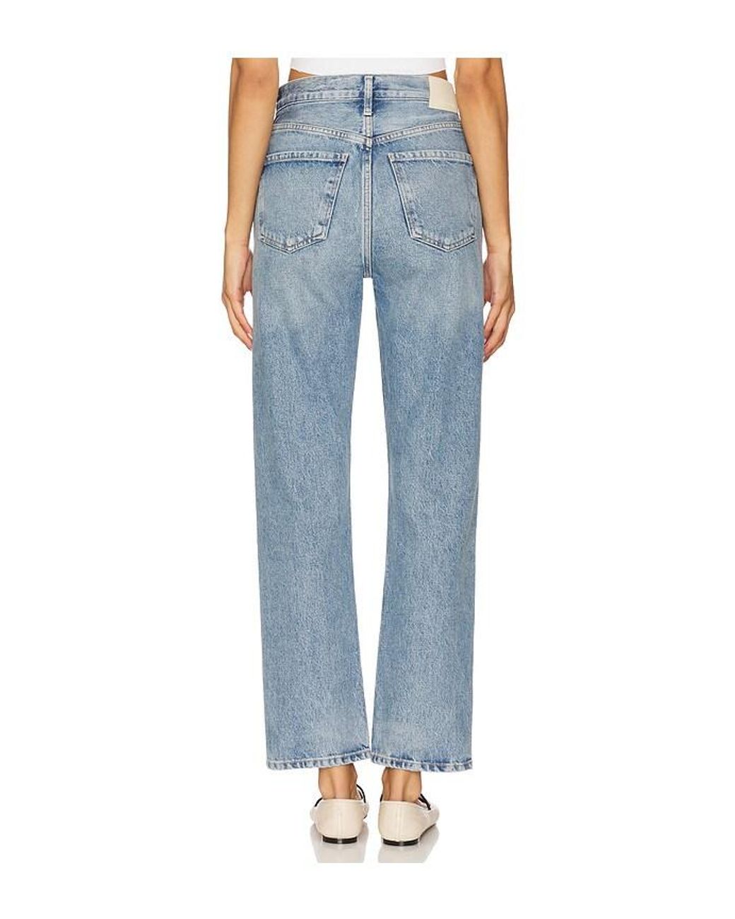 Citizens of Humanity Blue Blaine High Rise Straight Jeans