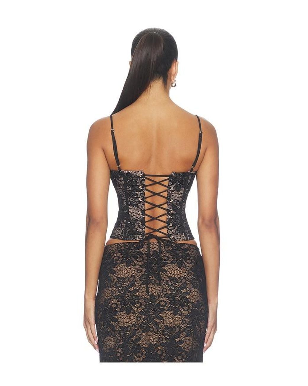 Runaway the Label Black Kiani Lace Bustier