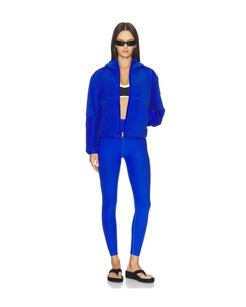 Beyond Yoga Blue Polarflex Jacket