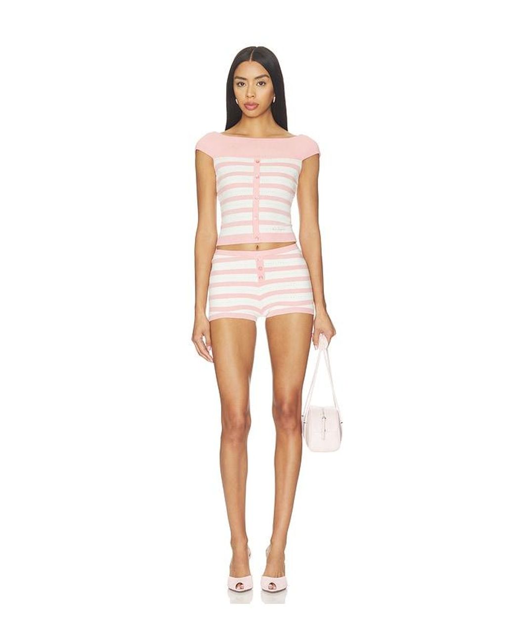 Nana Jacqueline Pink Paola Knit Top