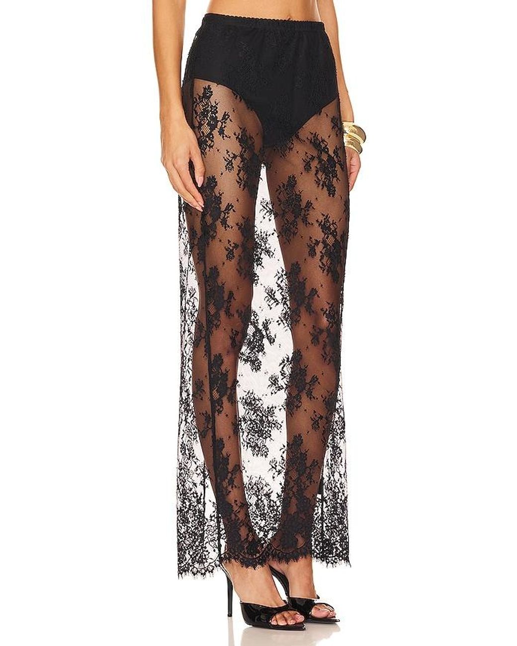 Nbd Black Anjali Maxi Skirt