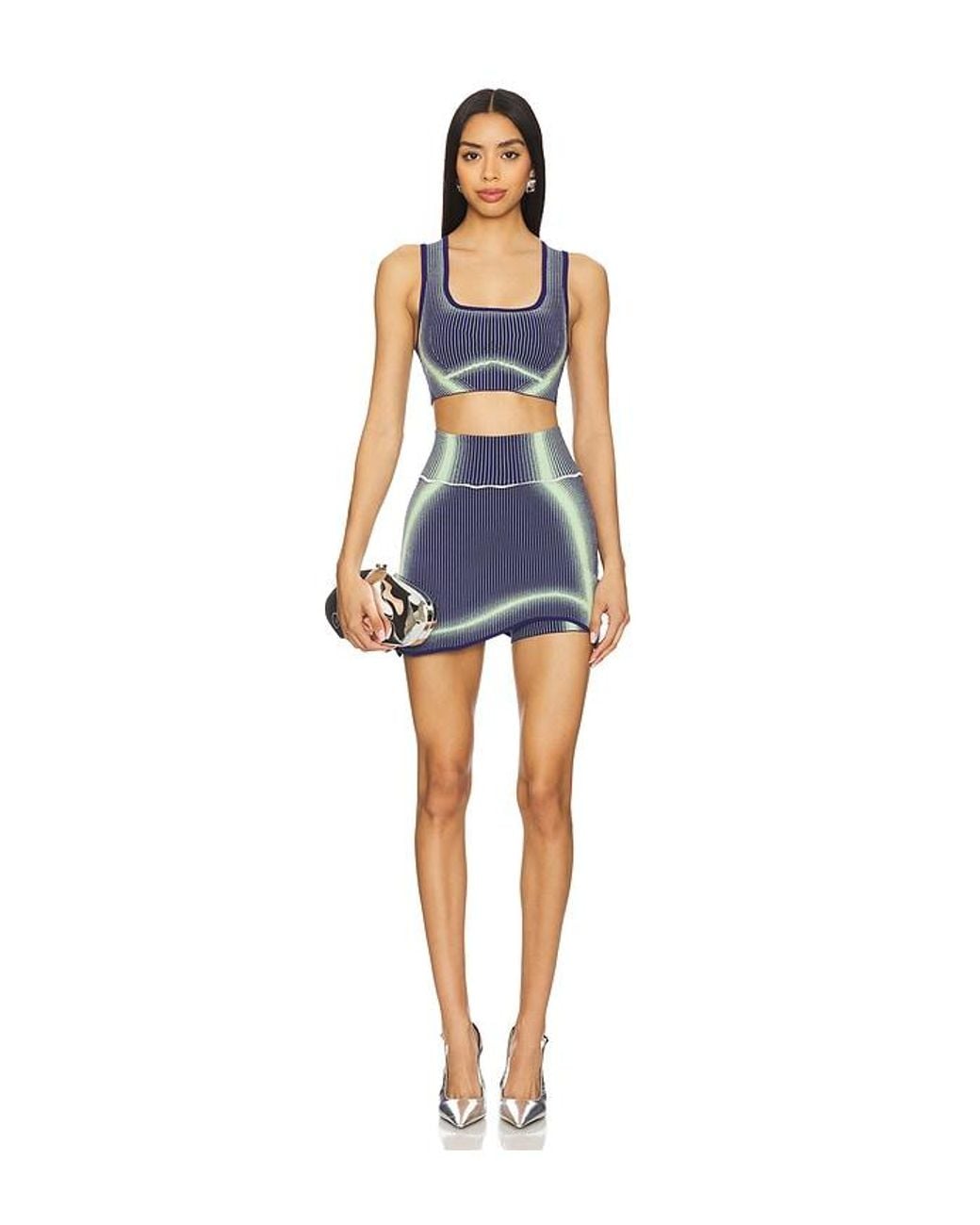 Ph5 Blue Gen 11 Compression Tennis Skort