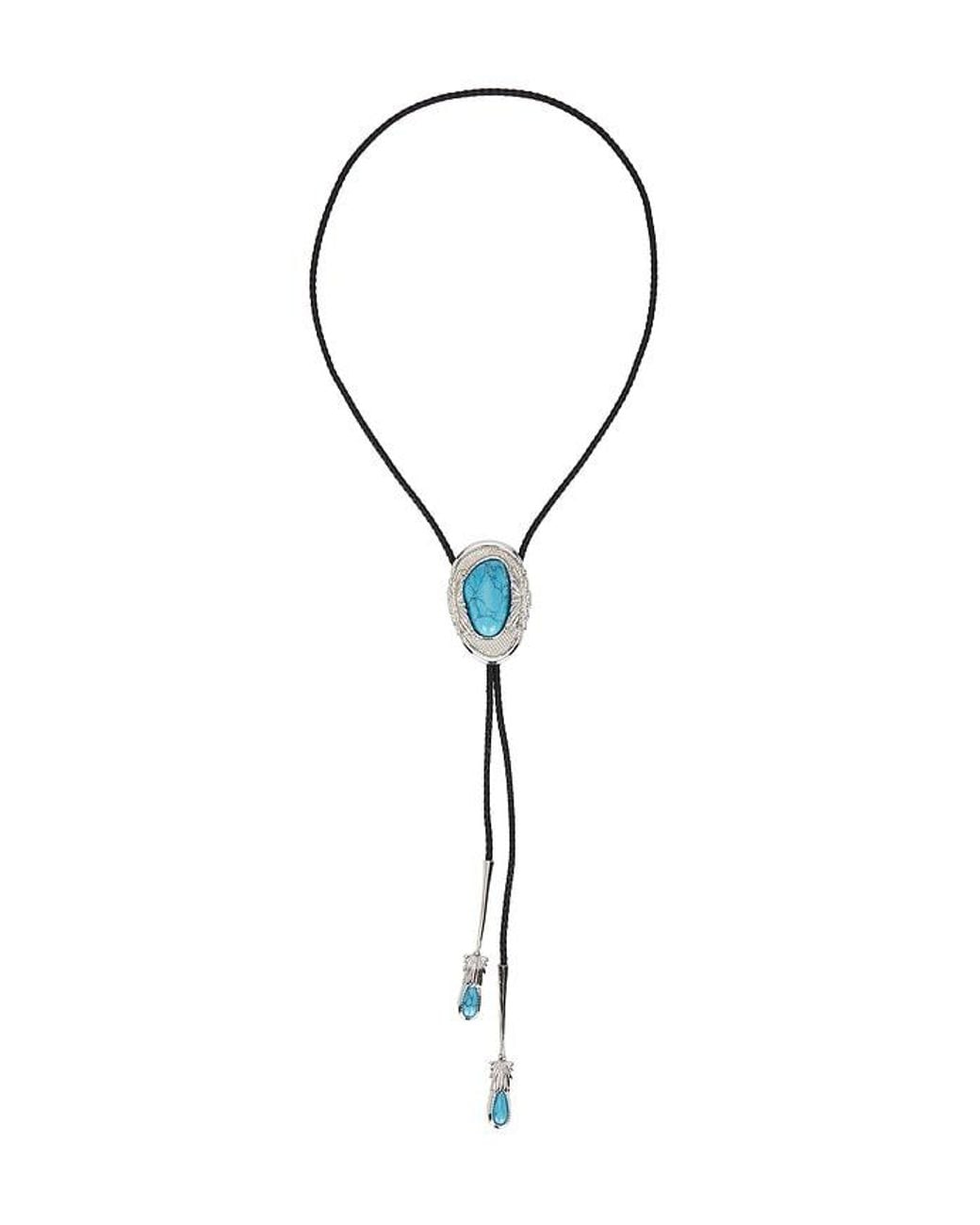 petit moments Black Dolly Bolo Tie Necklace
