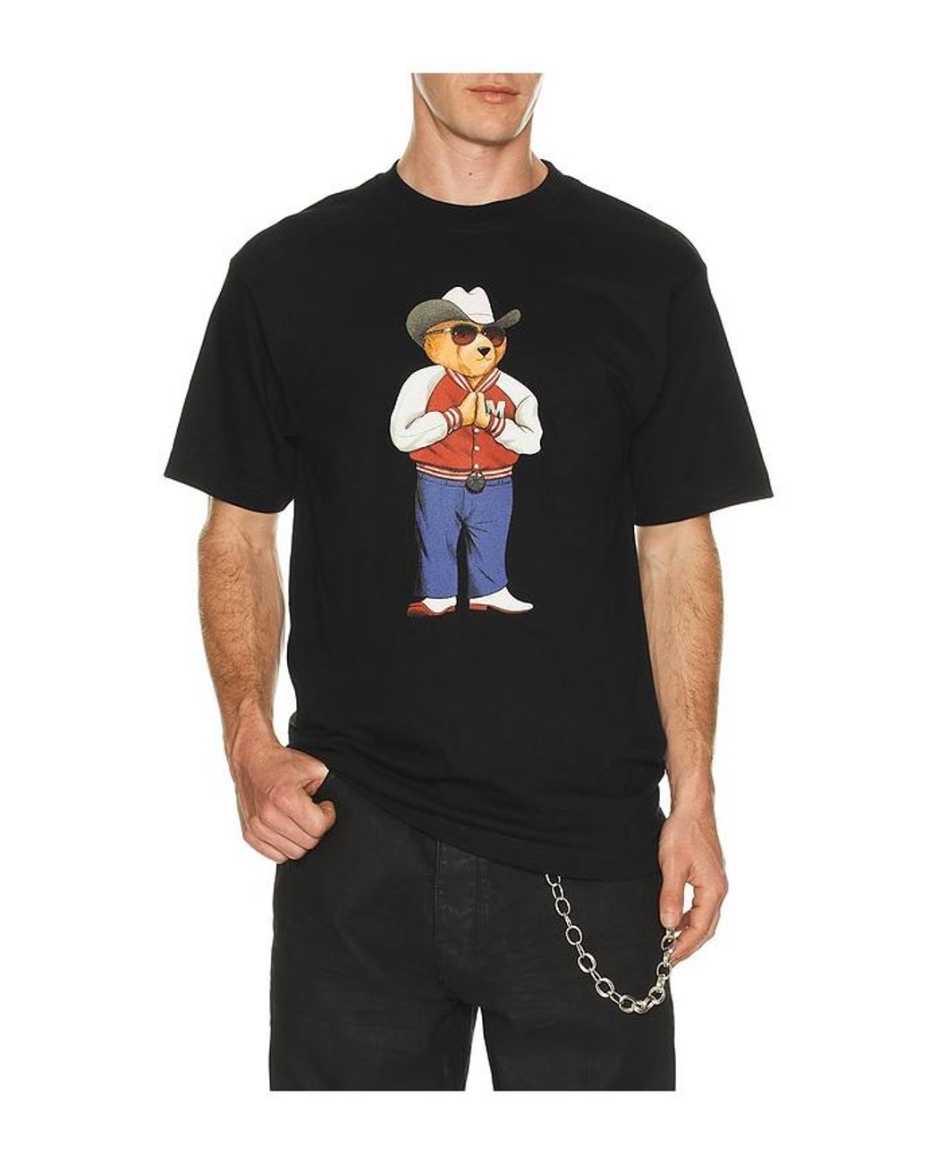 Market Black Hee Haw Bear Tee for men