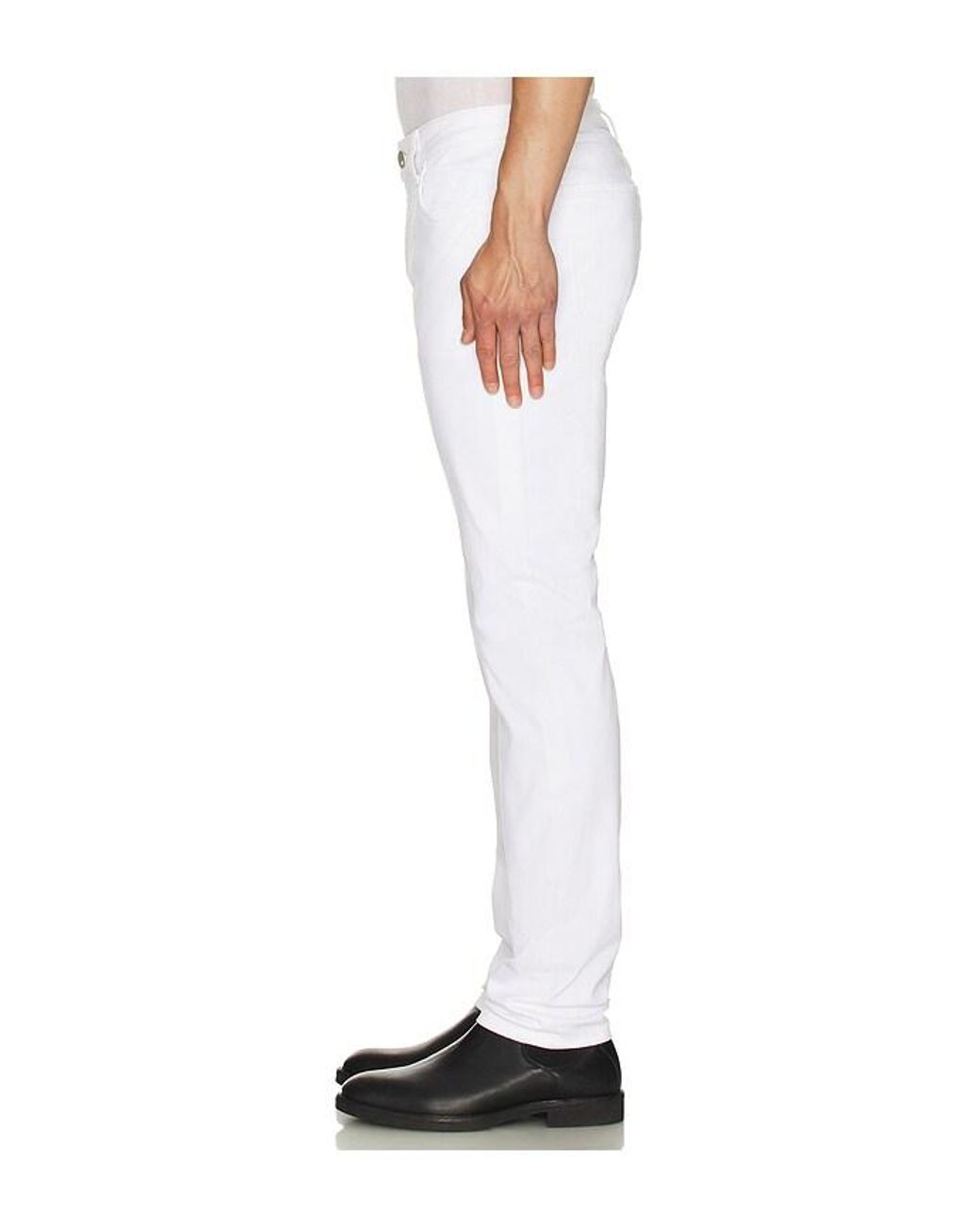Monfrere White Brando Jeans for men