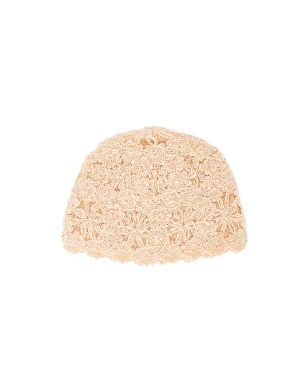 Lovers + Friends Blue Juliet Crochet Hat
