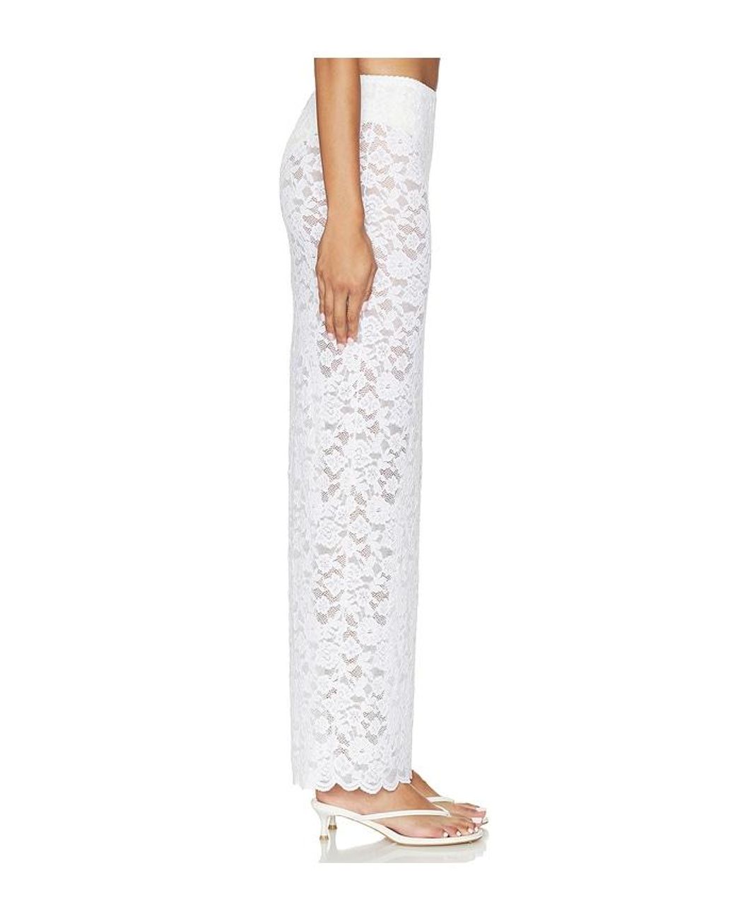 Nbd White Asta Maxi Skirt