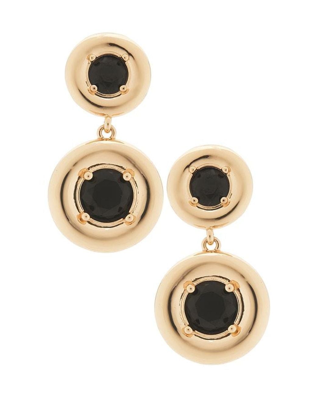 Ettika Metallic Gypsy-Set Crystal Earrings
