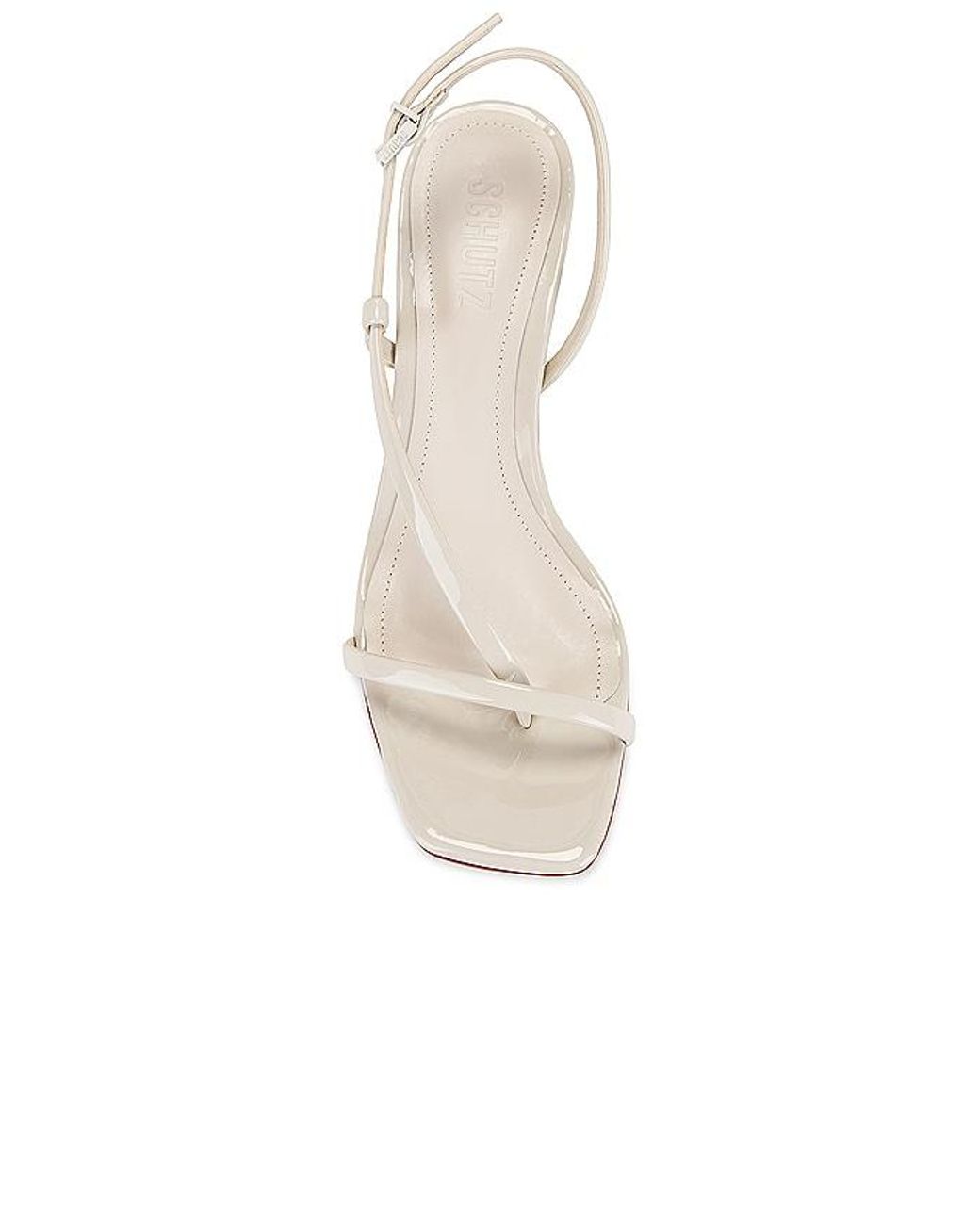 SCHUTZ SHOES White Heloise Sandal