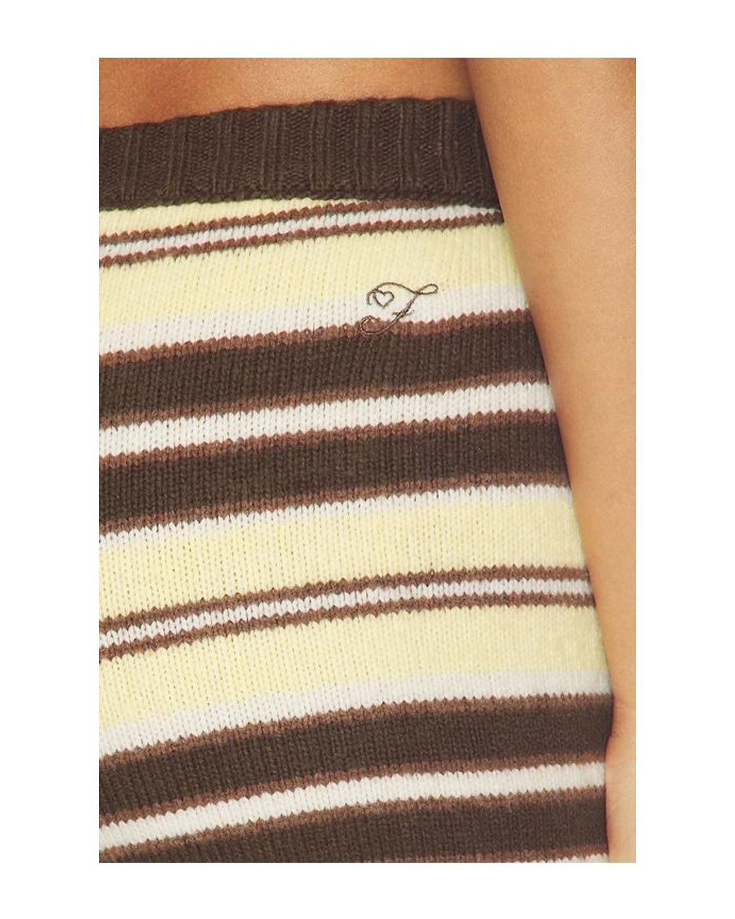 Frankie's Bikinis Black Graham Knit Short