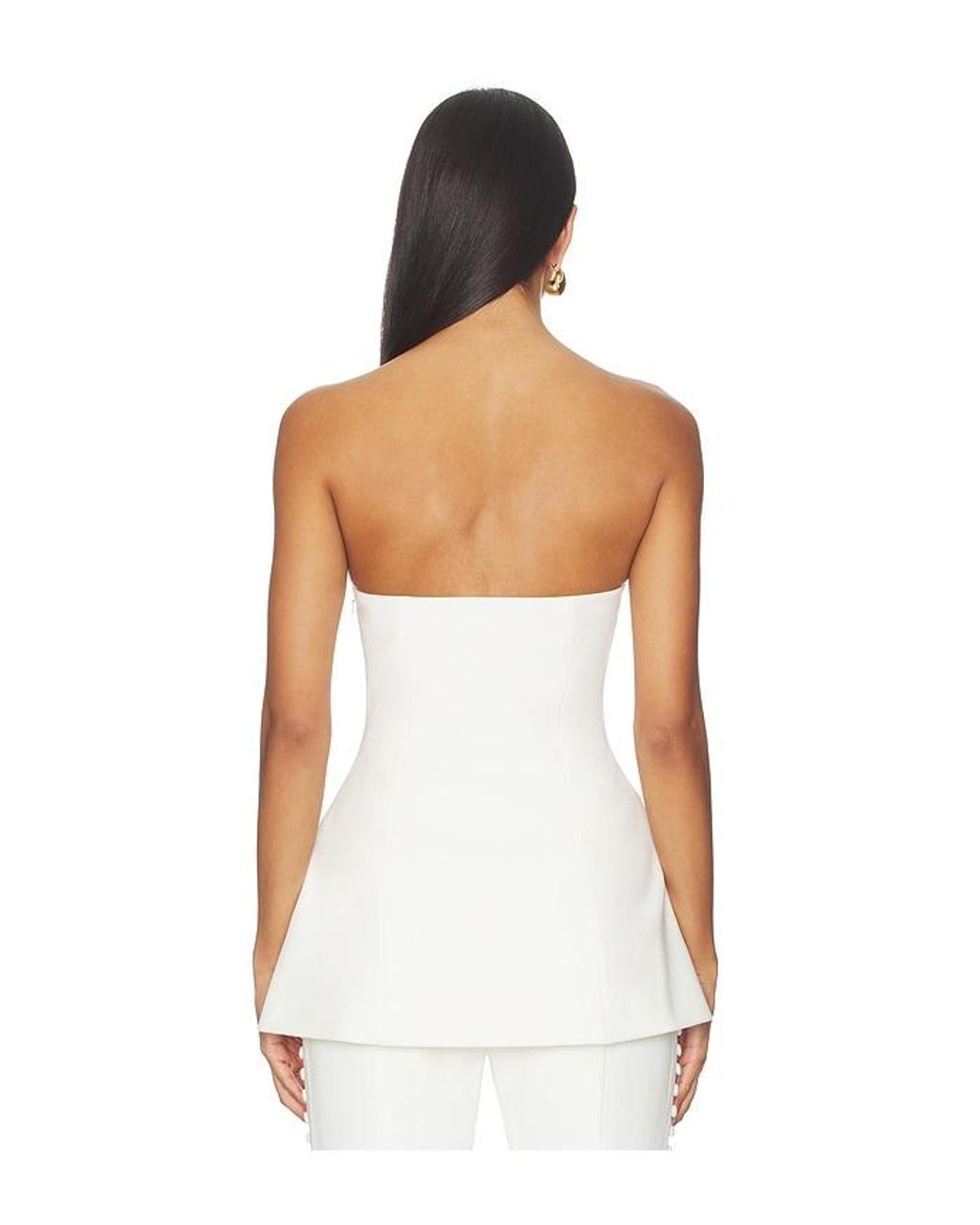 Sans Faff White Marais Button Top