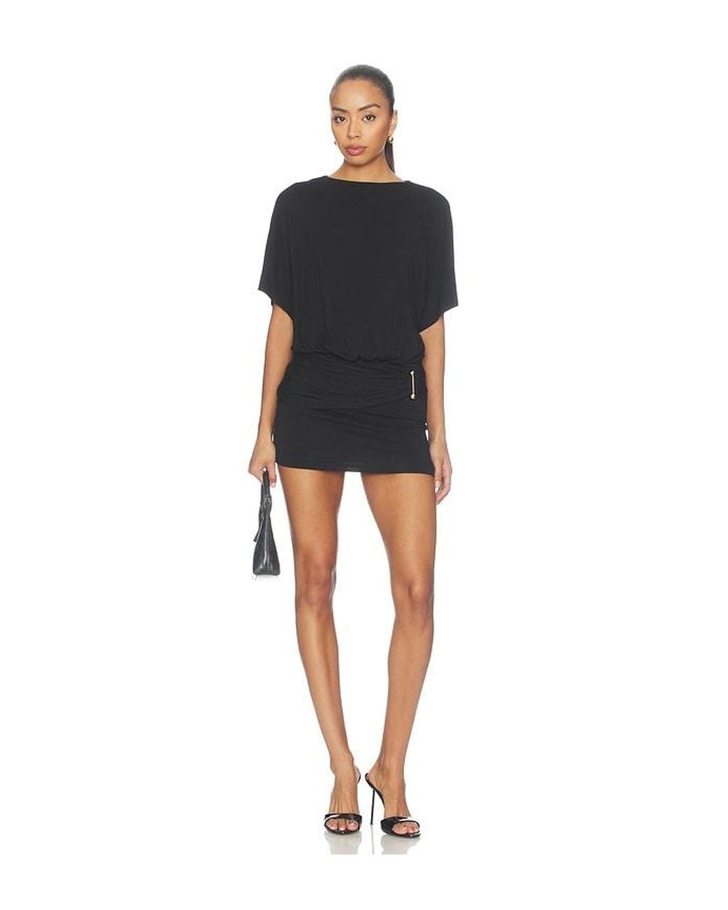 superdown Black X Hannah Lizzy Marin Mini Dress