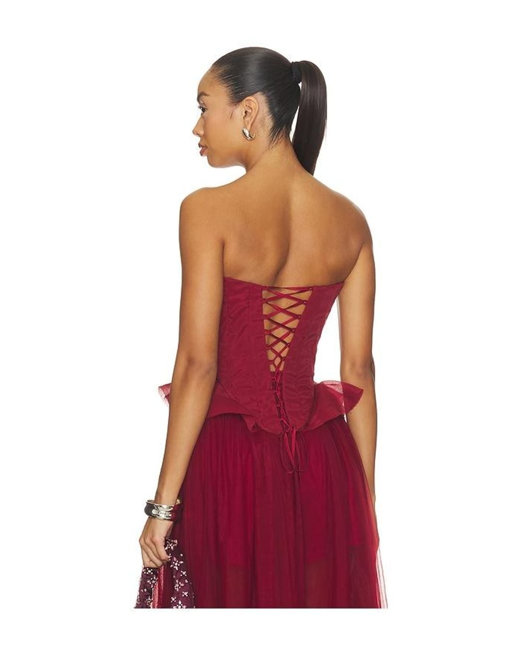 V. Chapman Red Cassandra Top